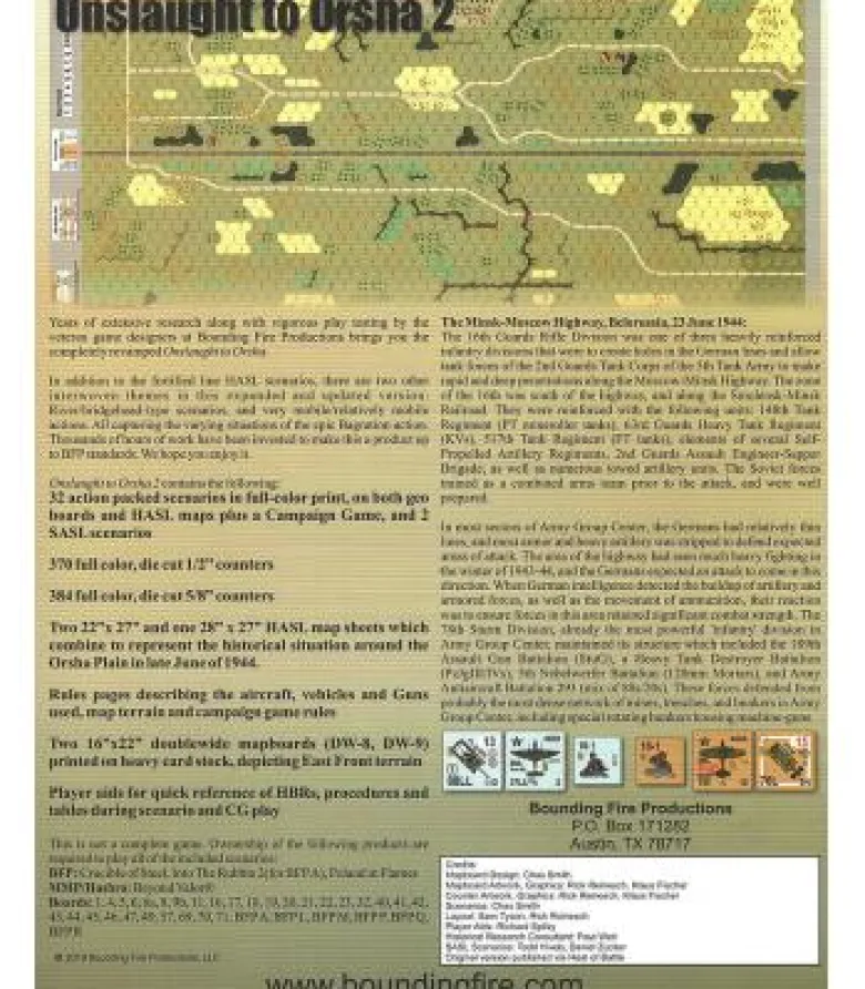 ASL Onslaught to Orsha 2: Operation Bagration (Inglés)