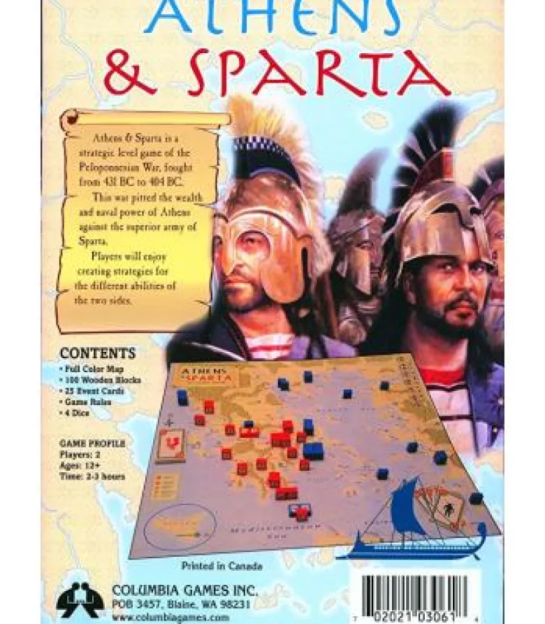 Athens & Sparta (Inglés)