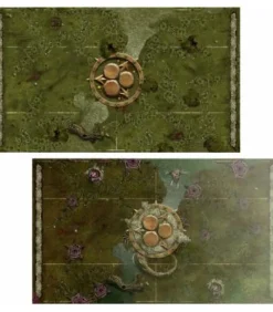 Blood Bowl: Nurgle Pitch Double-Sided Pitch and Dugouts