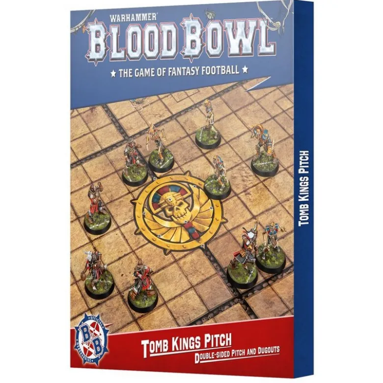 Blood Bowl: Tomb Kings Pitch Double-Sided Pitch and Dugouts
