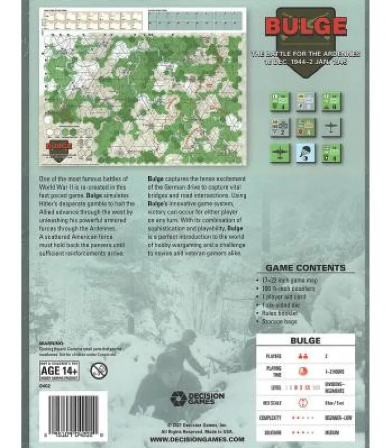 Bulge: The Battle for the Ardennes, 1944-1945 (Inglés)