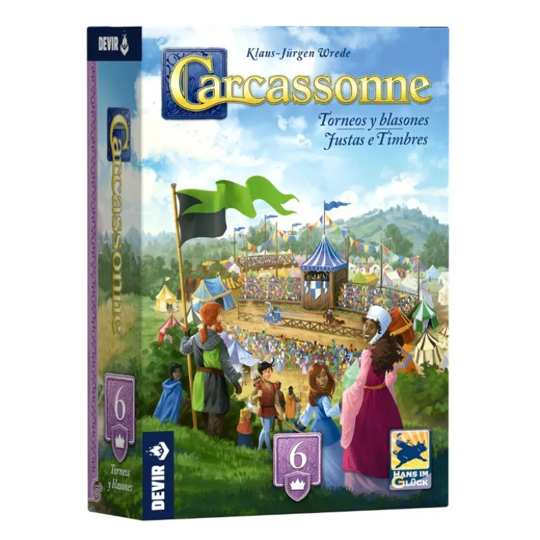 Carcassonne Exp 6: Torneos y Blasones