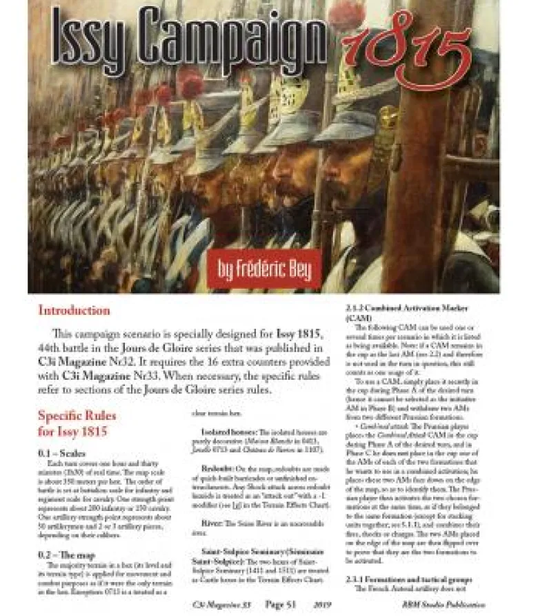 C3i Magazine 33: Waterloo Campaign 1815 (Inglés)