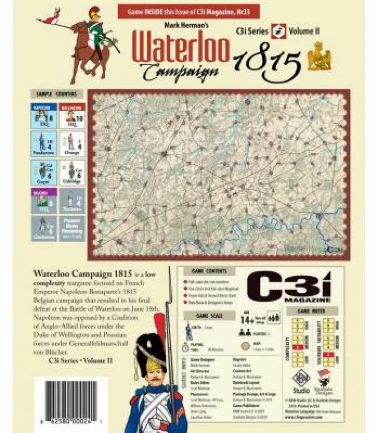 C3i Magazine 33: Waterloo Campaign 1815 (Inglés)