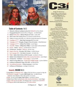 C3i Magazine 33: Waterloo Campaign 1815 (Inglés)