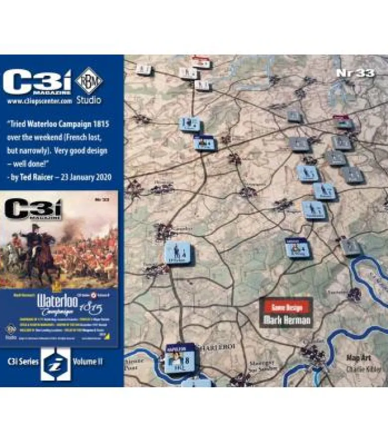 C3i Magazine 33: Waterloo Campaign 1815 (Inglés)