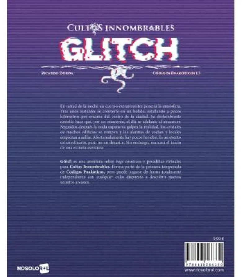 Cultos Innombrables: Glitch (Códigos Pnakóticos 1.3)