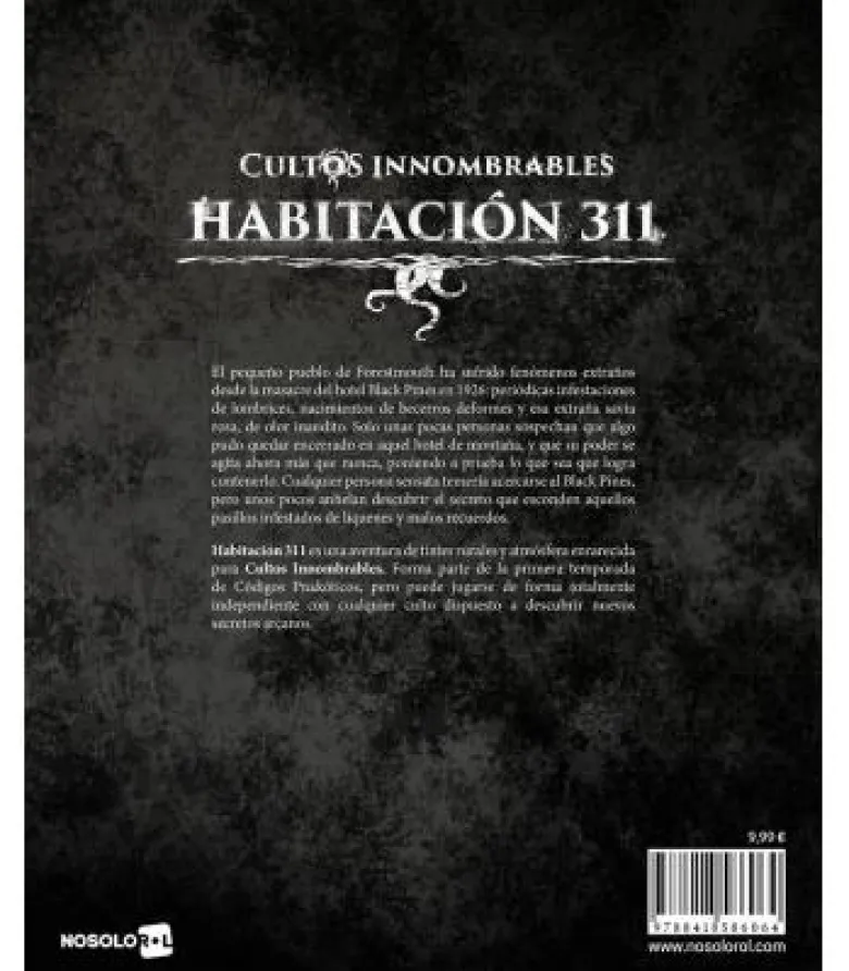 Cultos Innombrables: Habitación 311 (Códigos Pnakóticos 1.1)