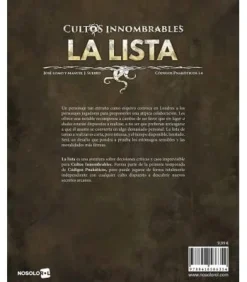 Cultos Innombrables: La Lista (Códigos Pnakóticos 1.4)