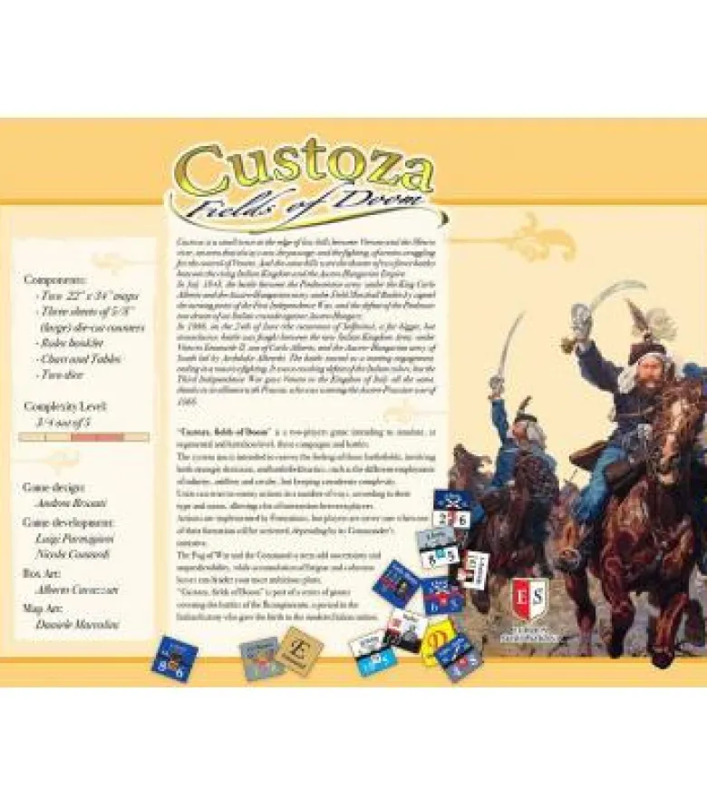 Custoza: Fields of Doom (Inglés)