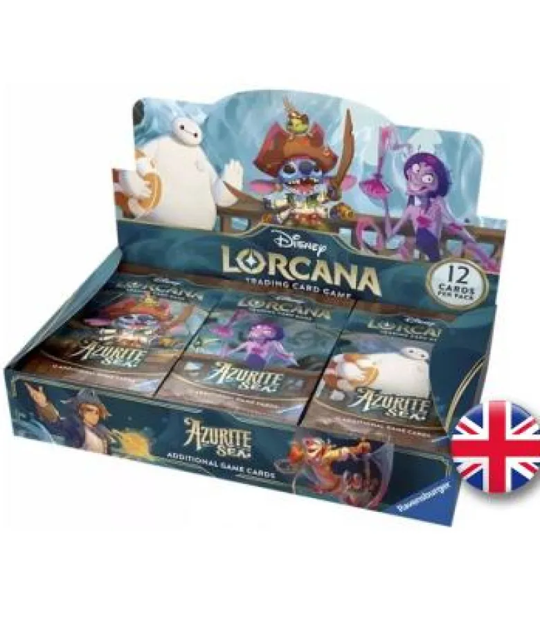 Disney Lorcana: Azurite Sea - Booster Pack Box (24 Boosters)