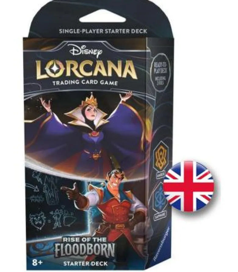 Disney Lorcana: Rise of the Floodborn - Starter Deck / Amber & Sapphire