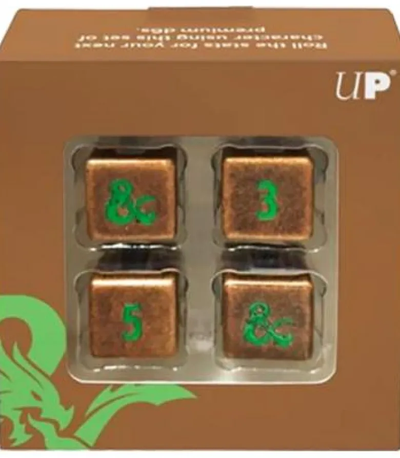 Dungeons & Dragons: Ultra Pro 4x Dice Set (Heavy Metal Fall 21 D6)
