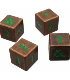 Dungeons & Dragons: Ultra Pro 4x Dice Set (Heavy Metal Fall 21 D6)