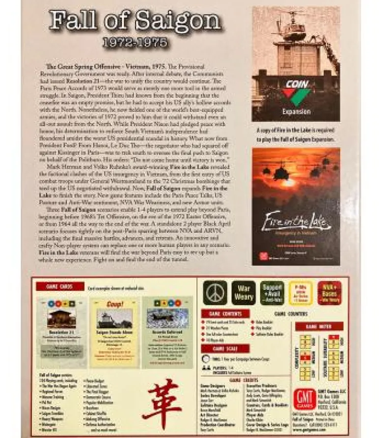 Fire in the Lake: Fall of Saigon (Inglés)