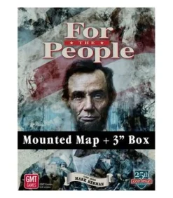 For the People (4th Printing) 25th Anniversary MOUNTED MAP + 3" BOX