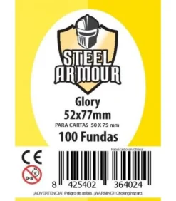 Fundas Steel Armour (50x75mm) Glory (100) - Exterior 52x77mm