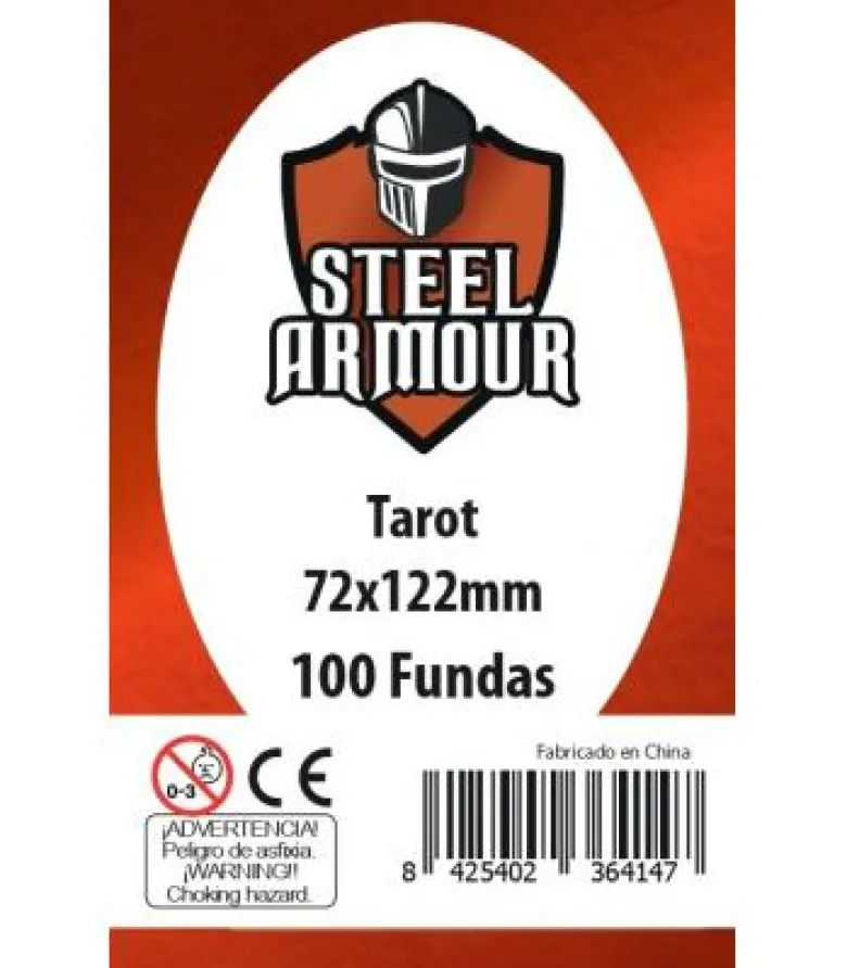 Fundas Steel Armour (70x120mm) Tarot (100) - Exterior 72x122mm