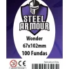 Fundas Steel Armour (65x100mm) Wonder (100) - Exterior 67x102mm