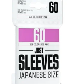 Gamegenic: Just Sleeves Japanese Size (62x89mm) (Rosa) (60)
