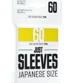 Gamegenic: Just Sleeves Japanese Size (62x89mm) (Amarillo) (60)