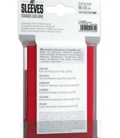 Gamegenic: Just Sleeves Standard (66x92mm) (Rojo) (50)