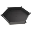 Gamegenic: Magnetic Dice Tray Hexagonal (Negro/Gris)