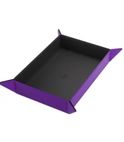 Gamegenic: Magnetic Dice Tray Rectangular (Negro/Lila)