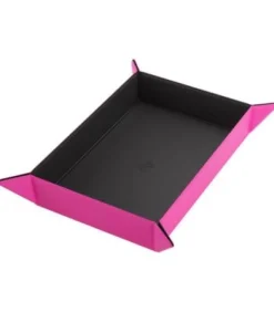 Gamegenic: Magnetic Dice Tray Rectangular (Negro/Rosa)