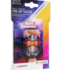 17 - Gamegenic: Marvel Champions Art Sleeves 66x92mm (50) (Star-Lord)