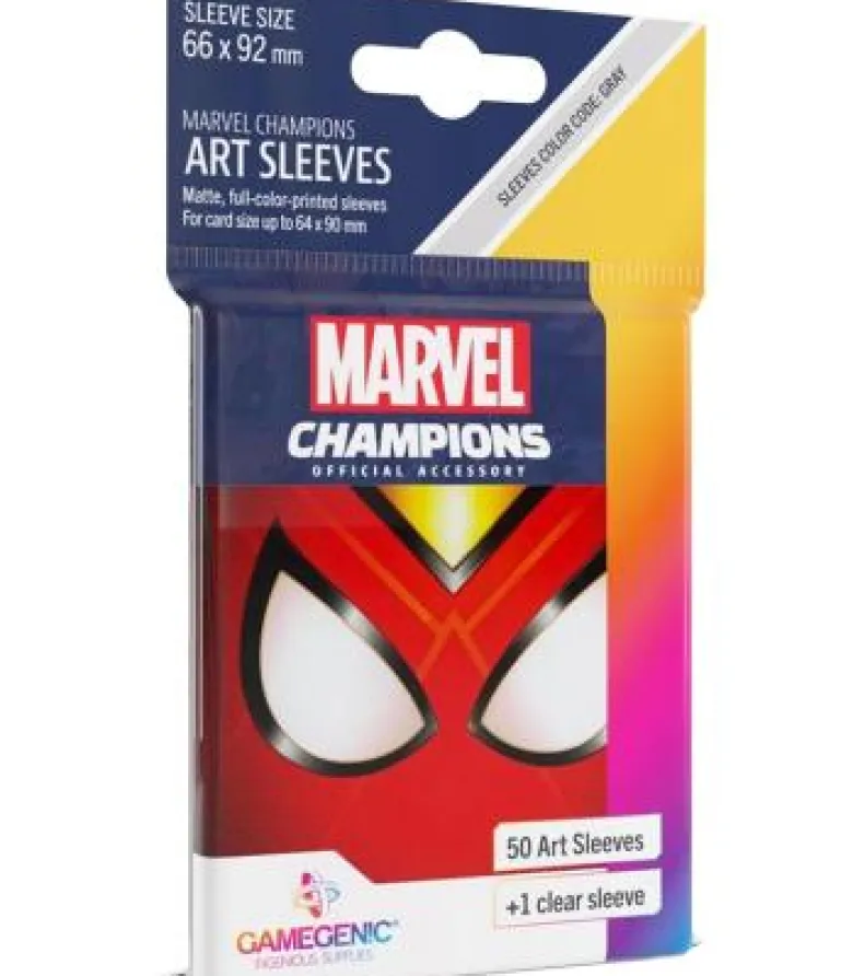 21 - Gamegenic: Marvel Champions Art Sleeves 66x92mm (50) (Spider-Woman)