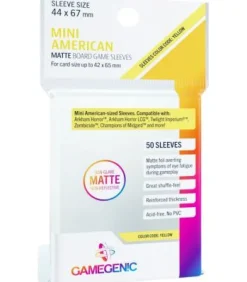 Gamegenic: Matte Mini American Sleeves 44x67mm (50)