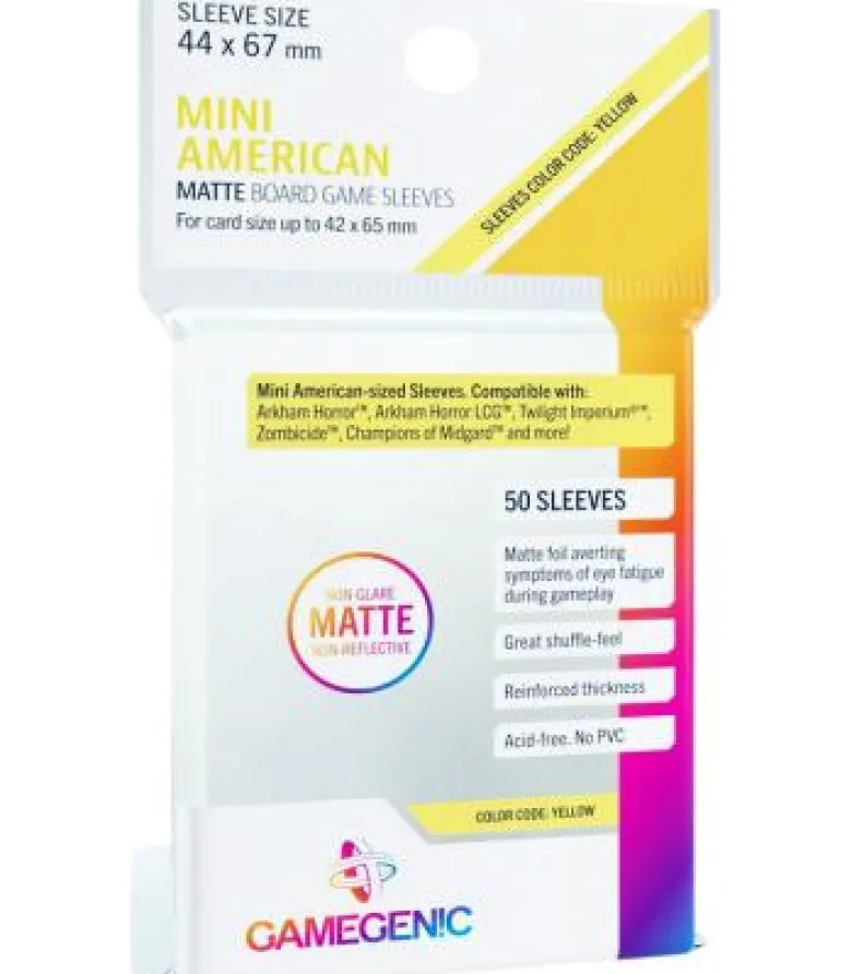 Gamegenic: Matte Mini American Sleeves 44x67mm (50)