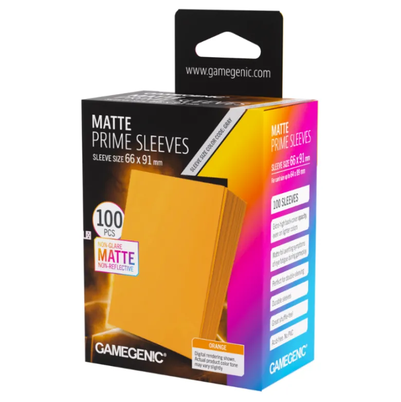 Gamegenic: Matte Prime Sleeves (Orange) (100)