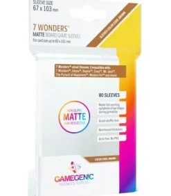 Gamegenic: Matte 7 Wonders Sleeves 67x103mm (80)