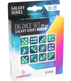 Gamegenic: Neptune D6 Dice Set 16 mm (12 pc)