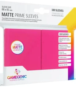 Gamegenic: Pack Matte Prime Sleeves (Rosa) (100)