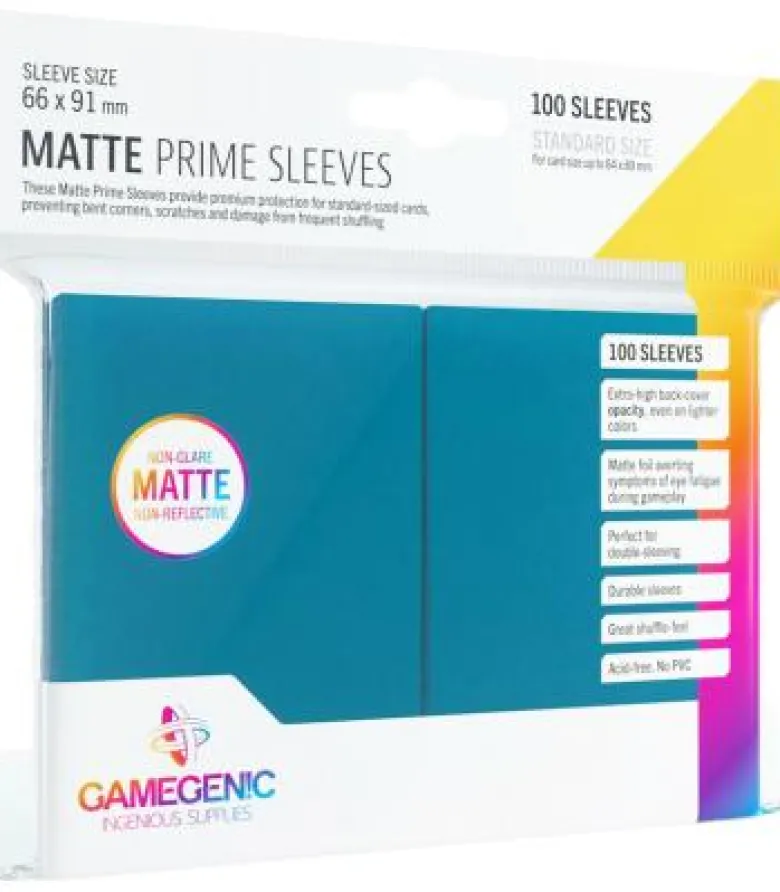 Gamegenic: Pack Matte Prime Sleeves (Azul) (100)