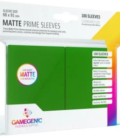 Gamegenic: Pack Matte Prime Sleeves (Verde) (100)