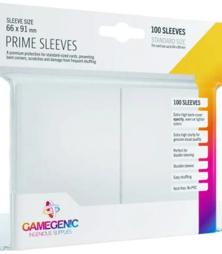 Gamegenic: Pack Prime Sleeves White (100)