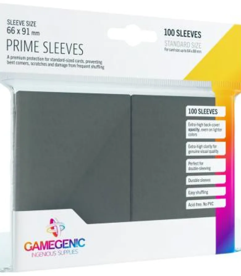 Gamegenic: Pack Prime Sleeves (Gris) (100)