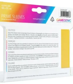 Gamegenic: Pack Prime Sleeves (Amarillo) (100)