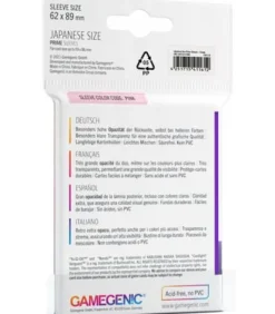 Gamegenic: Prime Japanese Sleeves 62x89mm (60) (Morado)