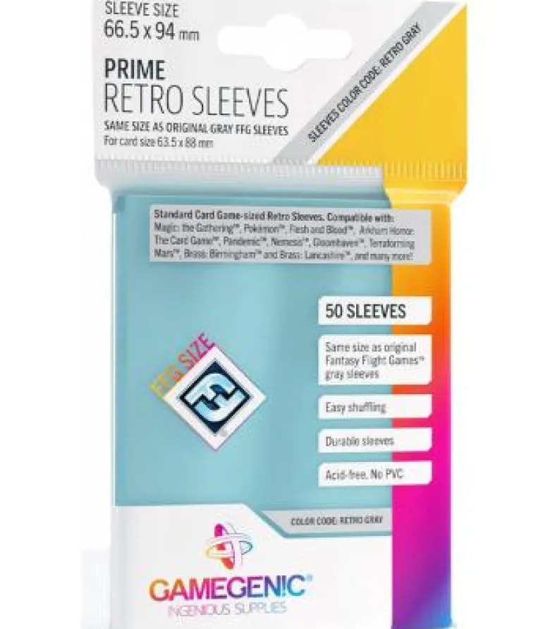 Gamegenic: Prime Retro Sleeves 66,5x94mm (50)
