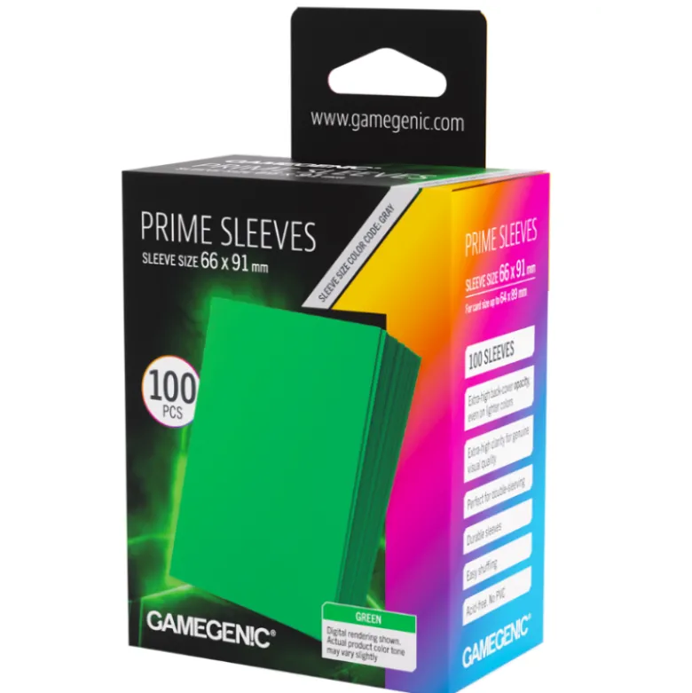 Gamegenic: Prime Sleeves (Green) (100)