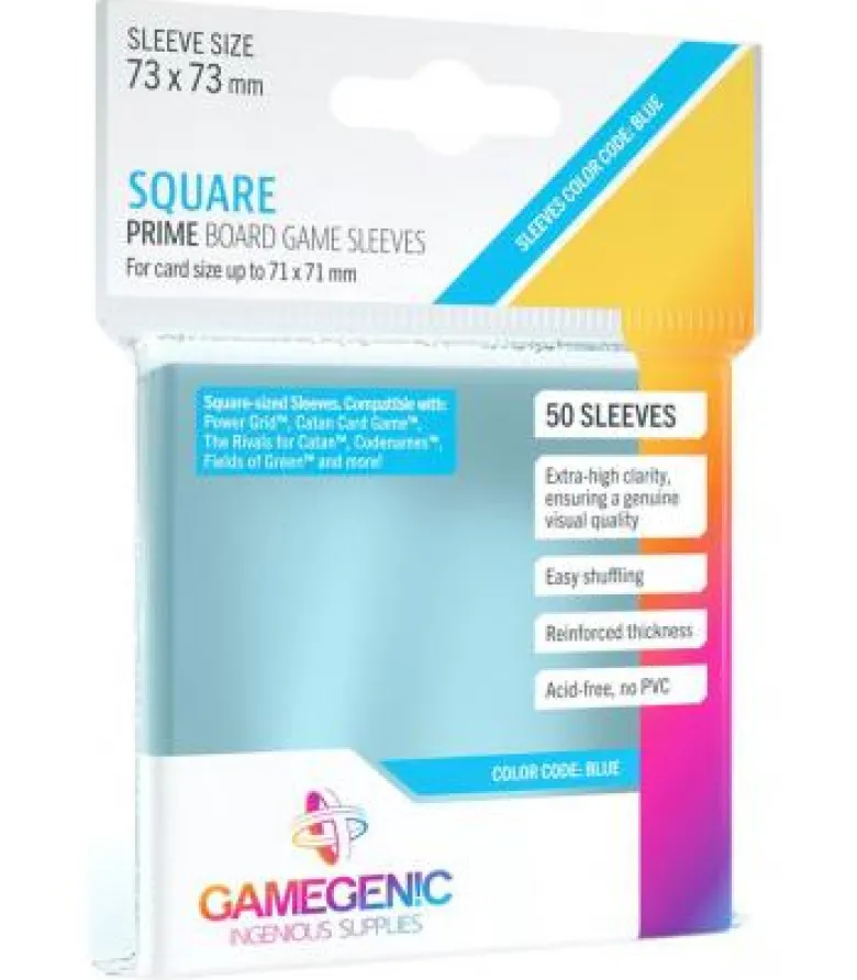 Gamegenic: Prime Square-Sized Sleeves 73x73mm (50)