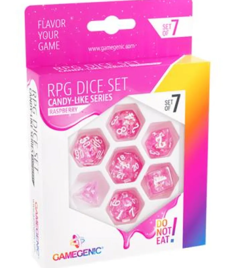 Gamegenic: Raspberry RPG Dice Set (7pcs)