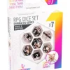 Gamegenic: Shield & Weapons RPG Dice Set (7pcs)