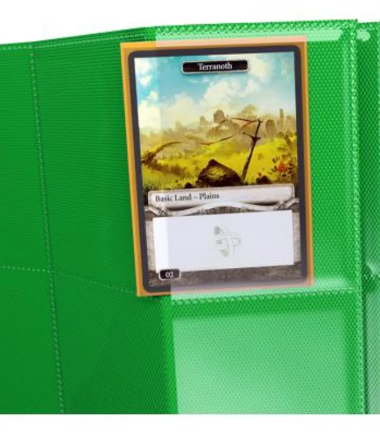 Gamegenic: Sideloading 18-Pocket Pages Display (Verde) (50)
