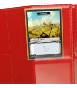 Gamegenic: Sideloading 18-Pocket Pages Display (Rojo) (50)